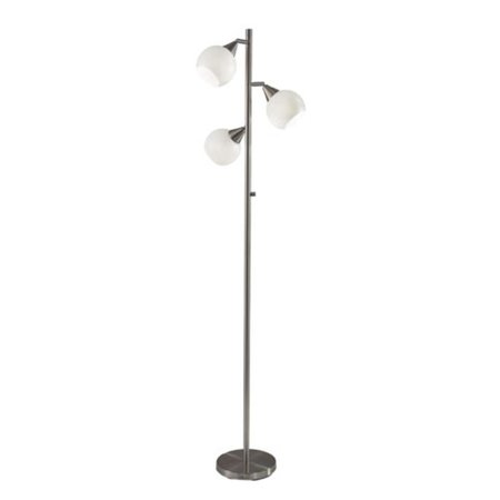 ESTALLAR Floor Lamp Brushed Steel Metal Three Adjustable Globes ES2627510